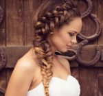 braided bridal hair